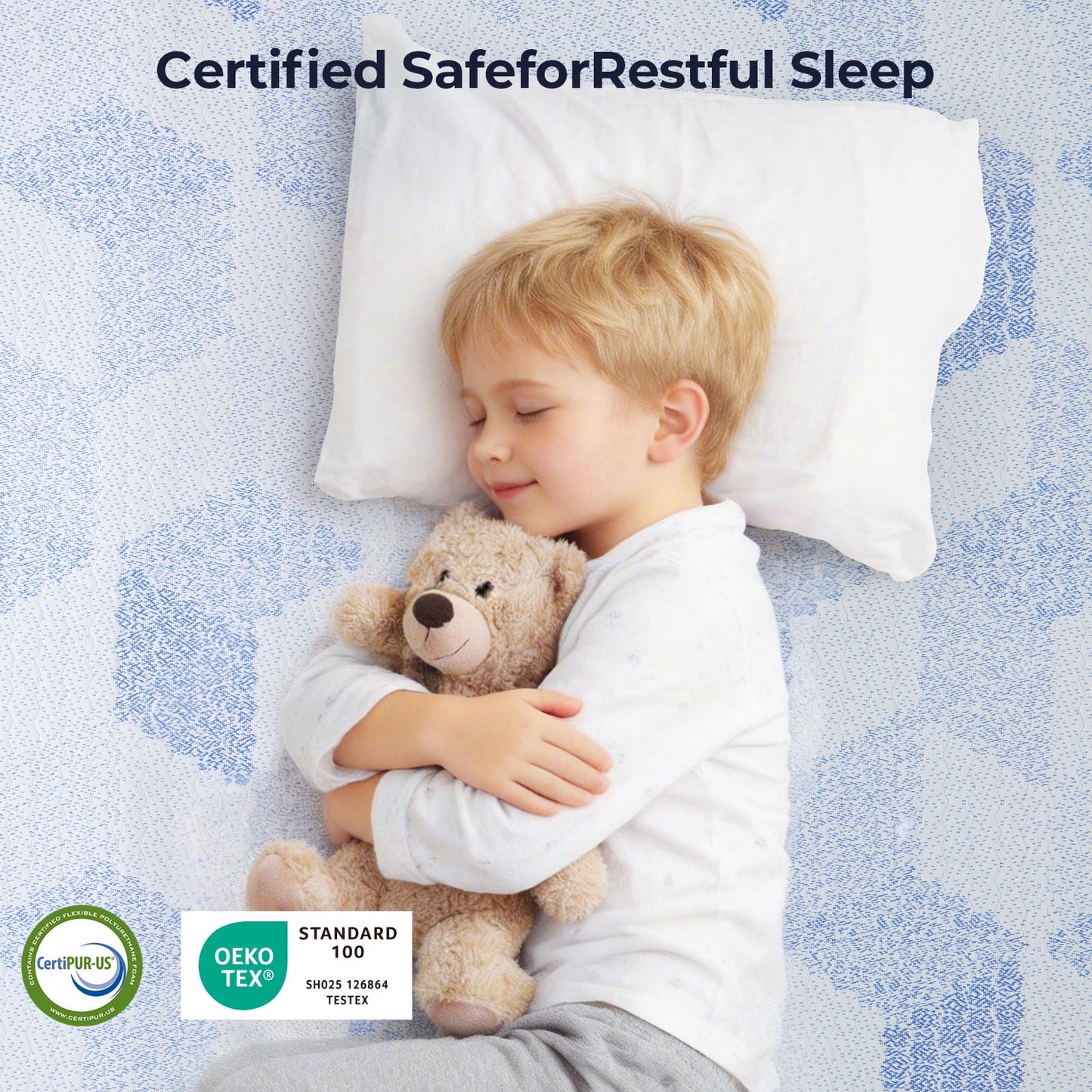 CHITOOMA 3 Inch Twin XL Mattress Topper,Medium-Firm Support Gel Memory Foam Topper with Removable Cooling Cover,Pressure Relief Bed Topper, CertiPUR-US Certified Foam