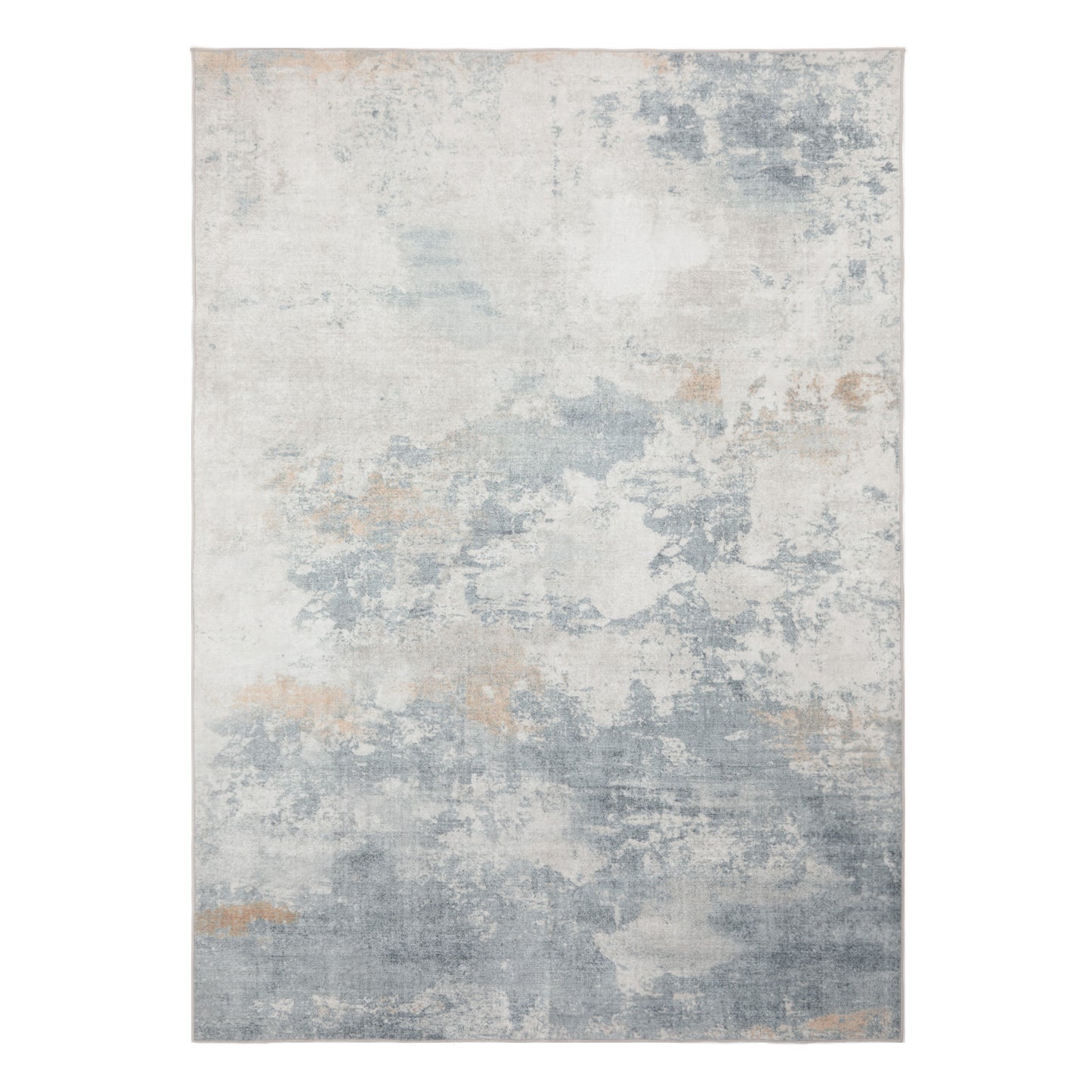 5'x7' Abstract Area Rugs for Living Room, Machine Washable Area Rug with Non-Slip Backing, Stain Resistant Non-Shed Carpet for Bedroom, Dining Room, Dorm, Office