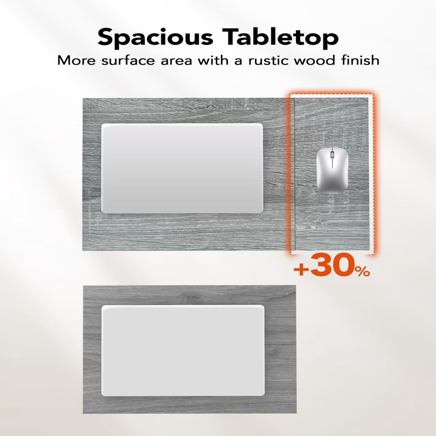 C Shaped Metal Couch End Table Tray Table 2pcs, Widened Side Table Sofa Table Nightstand for Bedroom, Living Room, 27"(H) x 21.1"(W) x 11.4"(D), Grey