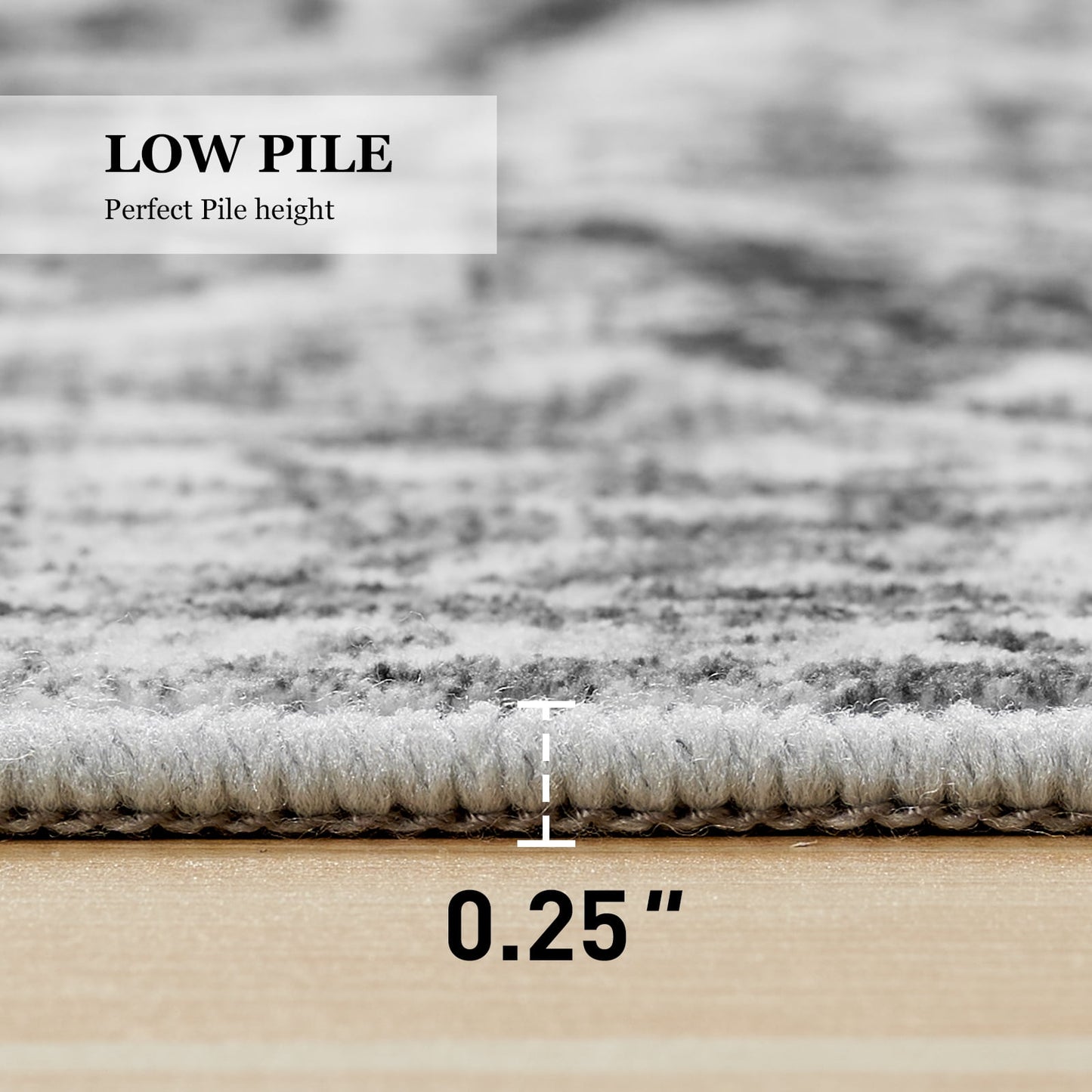 CHITOOMA 5'x7' Machine-washable Area Rugs for Living Room, Stain Resistant Non-Shed Carpet, Boho Area Rugs with Non-Slip Backing for Bedroom, Dining Room, Dorm, Office