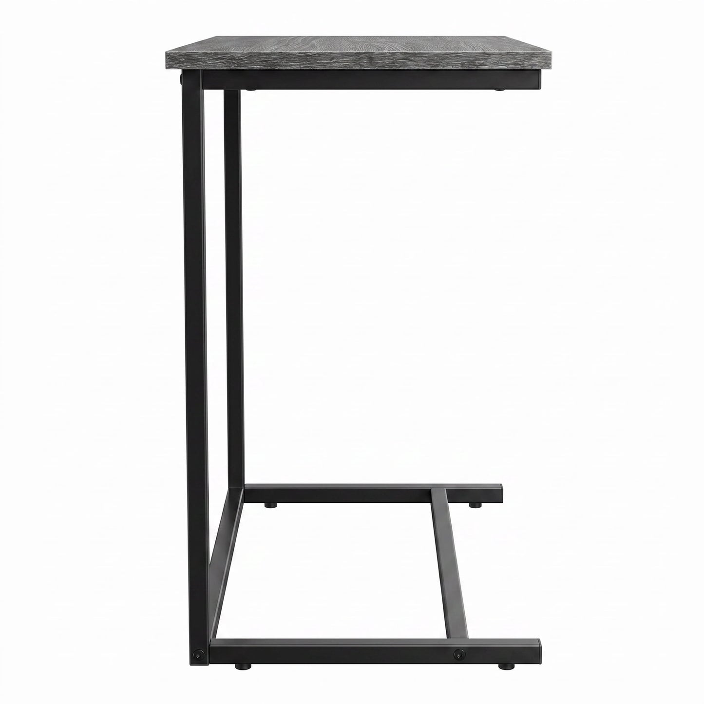 C Shaped End Table 2 PCS,C-Table for sofa,Side Table for Bedroom, Living Room, Home Office,Gray