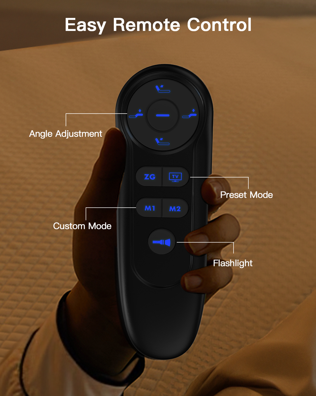 CHITOOMA Split King Adjustable Massage Bed Frame + 14" Gel Memory Foam Mattress, Zero-Clearance Electric Bed with Wireless Remote, Graphene Fabric Cover, Pressure Relief, Mattress in a Box