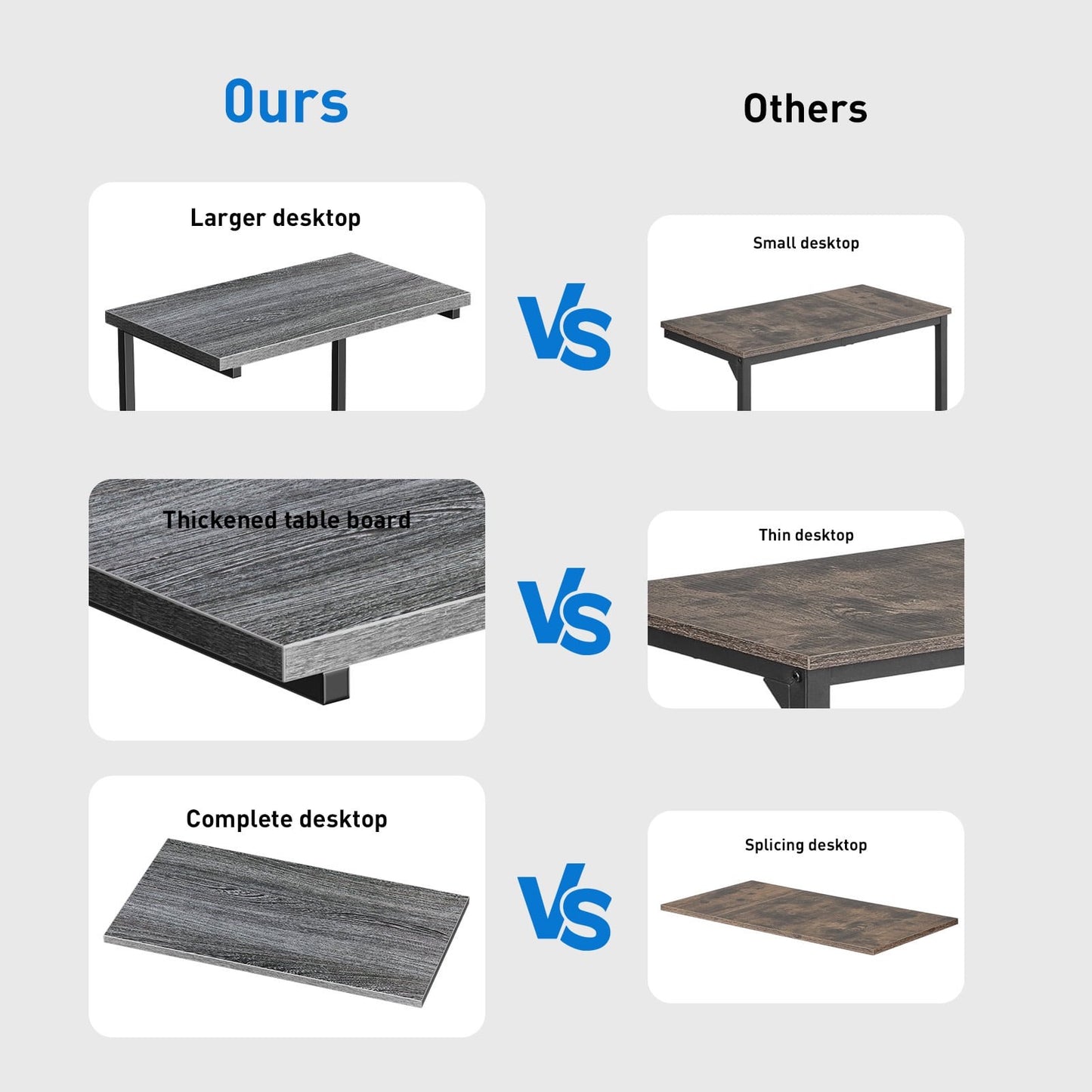 CHITOOMA 75" Fireplace TV Stand, Coffee Table and C Shaped End Table Combo, Farmhouse Entertainment Center with 23" Electric Fireplace for Living Room, Bedroom, Gray