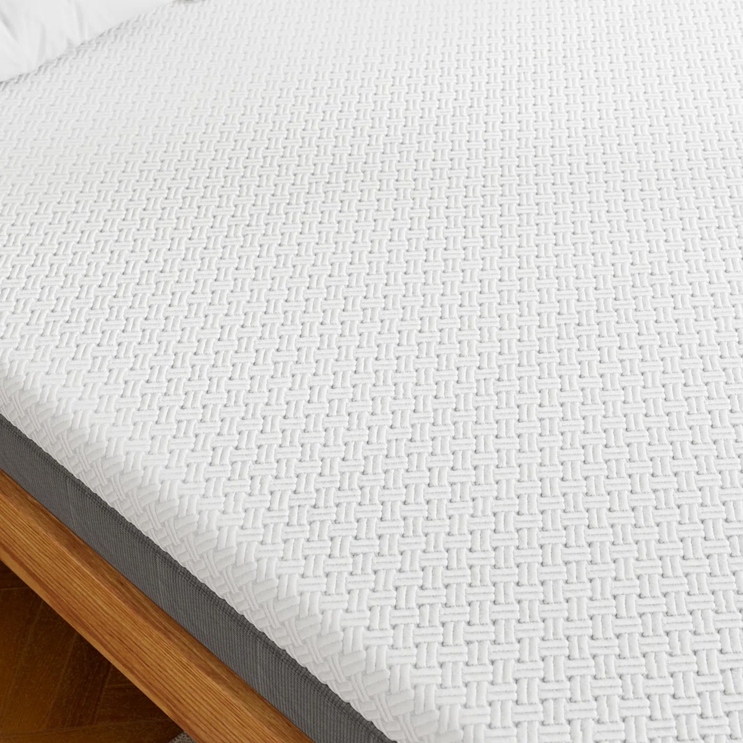 4 inch Non-Slip Gel Memory Foam Mattress Topper with Removable & Washable Cover, Pressure Relief, CertiPUR-US Certified - Twin