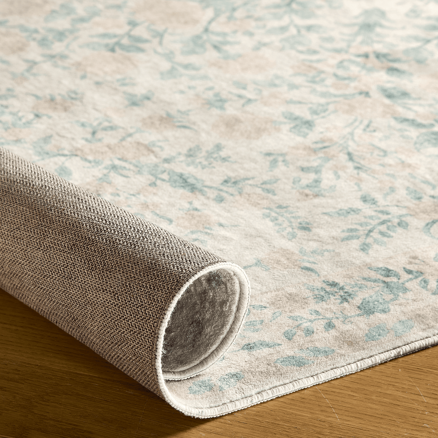 CHITOOMA 5'x7' Area Rugs for Living Room, Modern Floral Area Rugs Machine Washable Rugs, Botanical Indoor Carpet Soft Rugs for Bedroom Dining Room Dorm Office, Pink