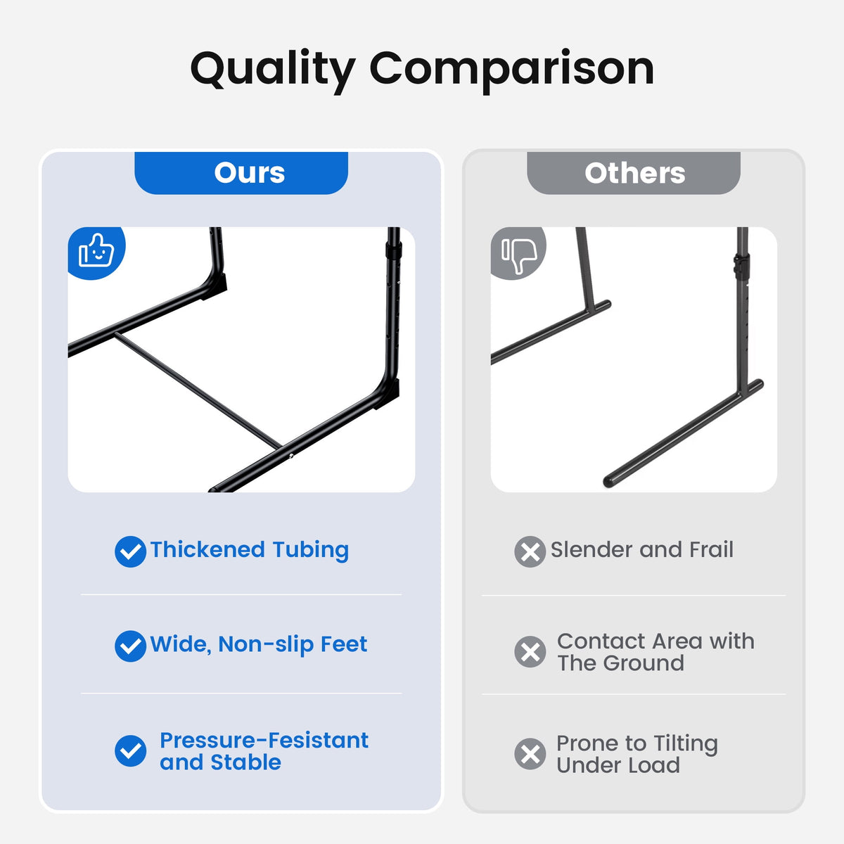 Adjustable TV Tray Table with Cup Holder,2 Pack Foldable TV Dinner Tray Table with 6 Heights & 3 Tilt Angle for Couch, Bed, Sofa & Chair,Black